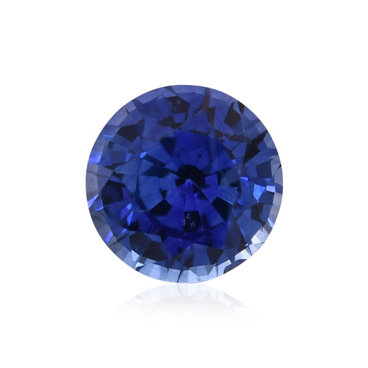 1,09 Karat blauer runder Saphir aus Sri Lanka