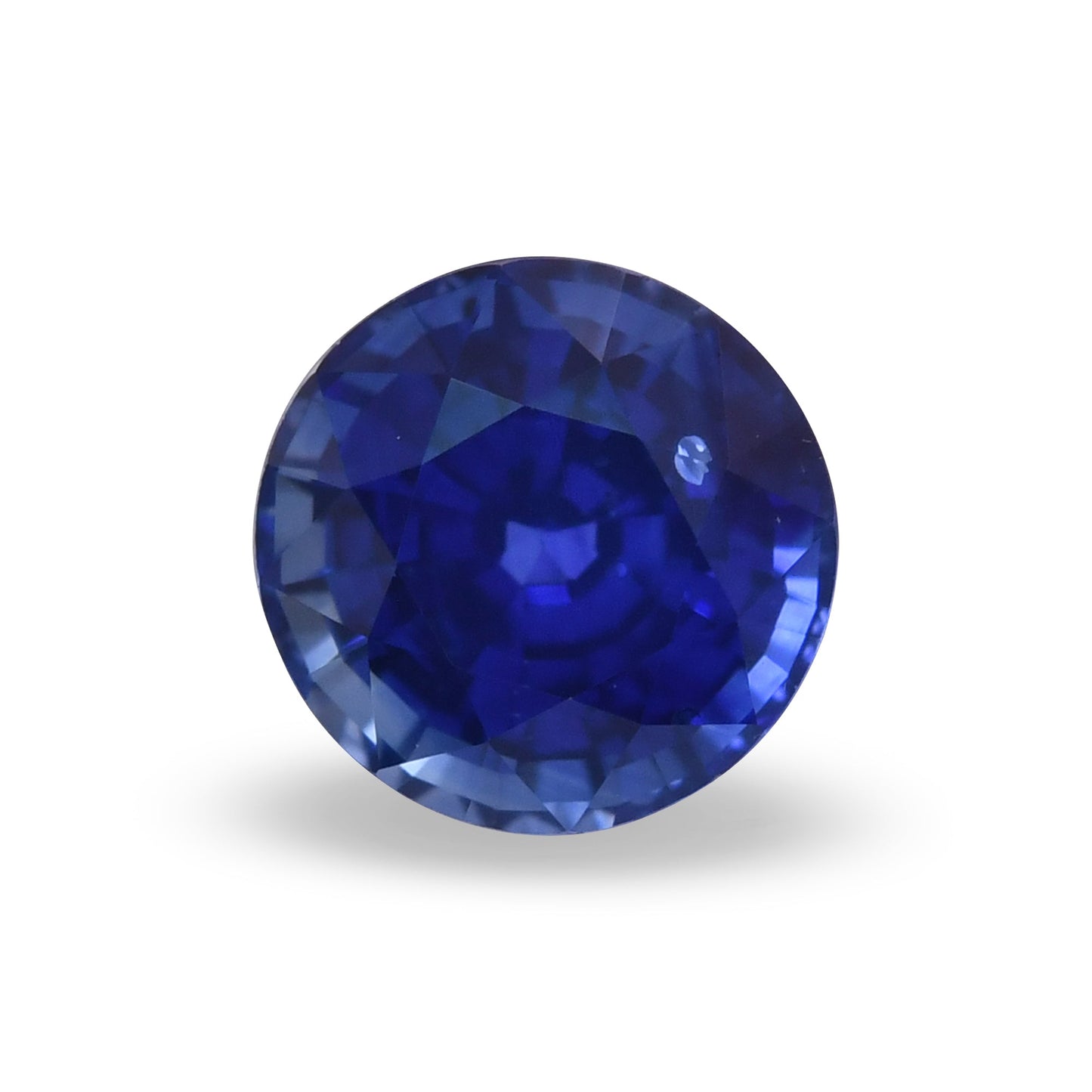 1,13 Karat blauer runder Saphir aus Sri Lanka