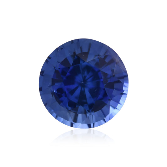1,52 Karat blauer runder Saphir aus Sri Lanka