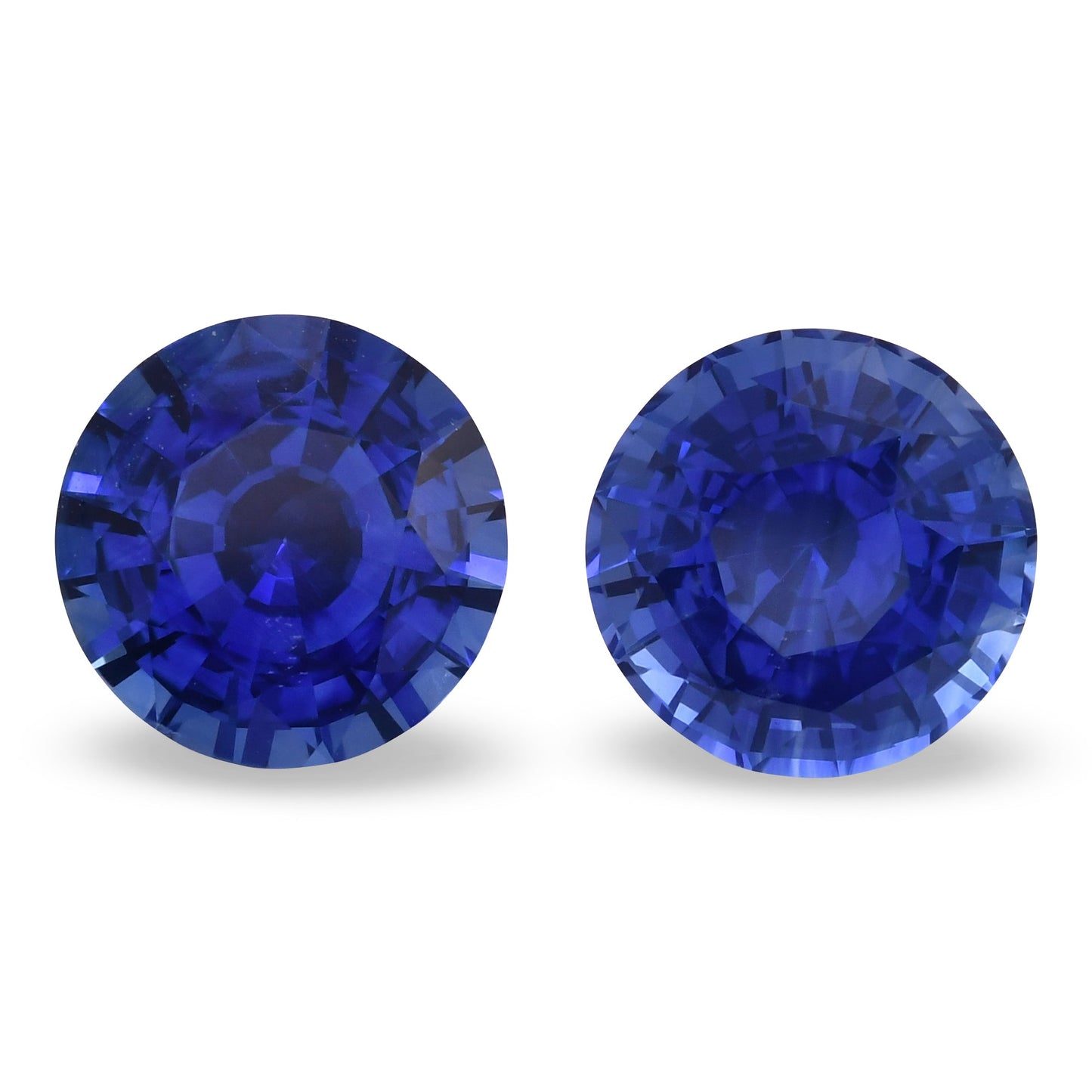 4,65 Karat blauer runder Saphir aus Sri Lanka