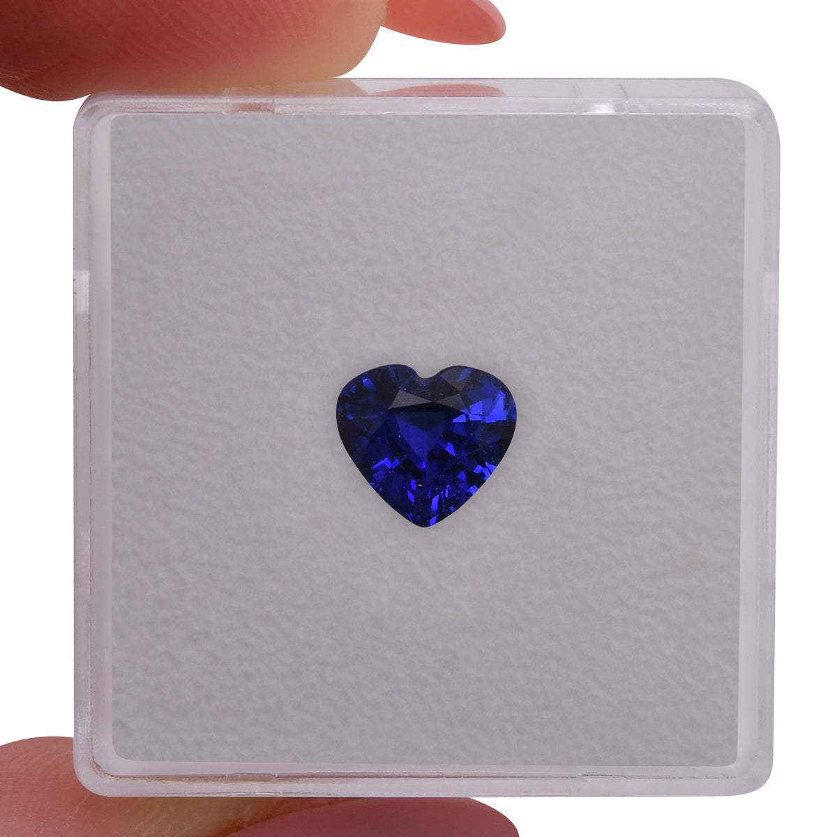 1,26 Karat blauer Herzsaphir aus Sri Lanka