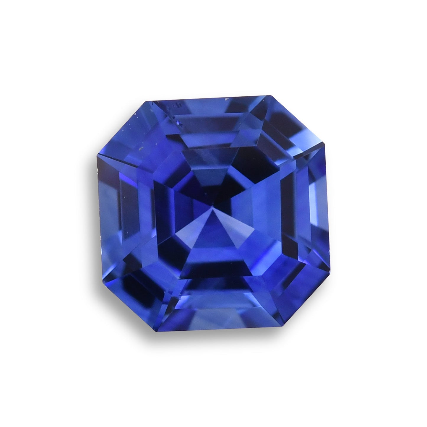 1.37 Carat Blue SRI LANKAN Sq. Emerald Sapphire
