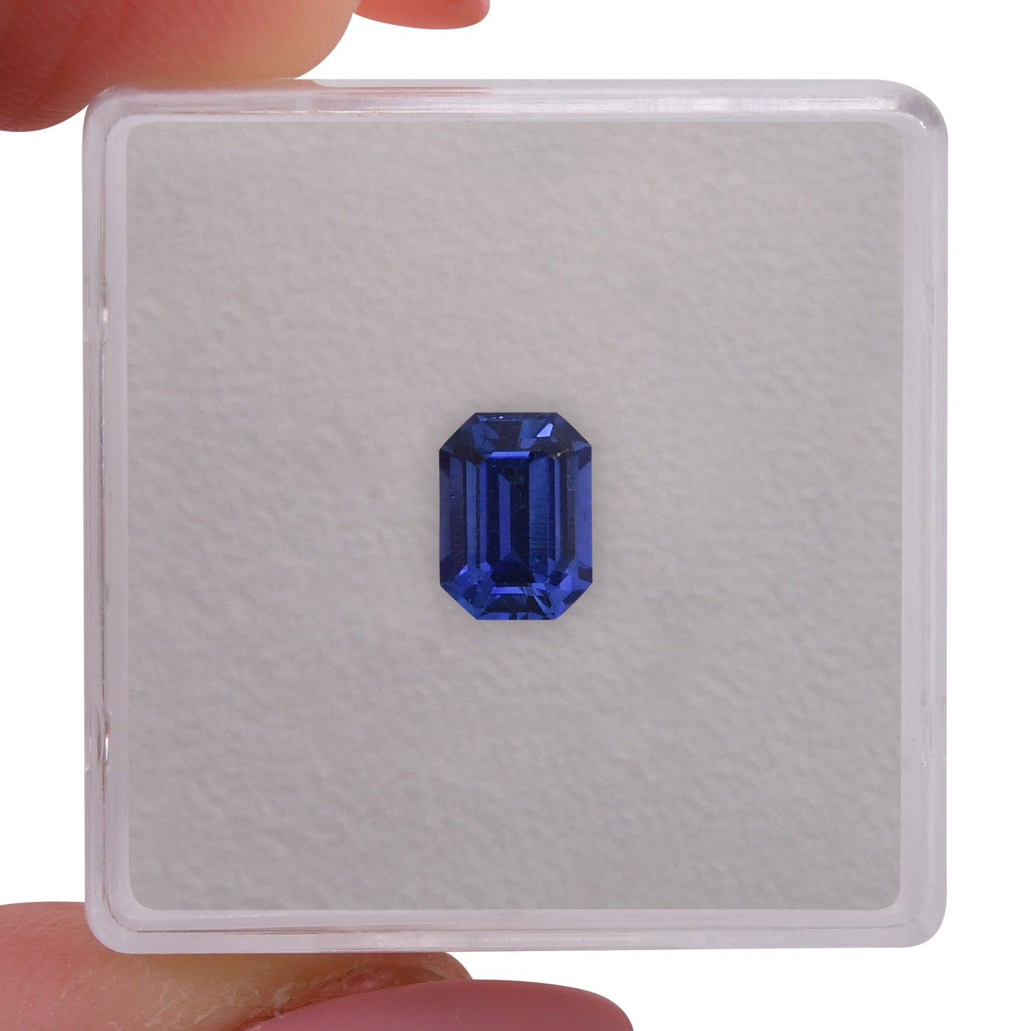 1,25 Karat blauer Smaragd-Saphir aus Sri Lanka