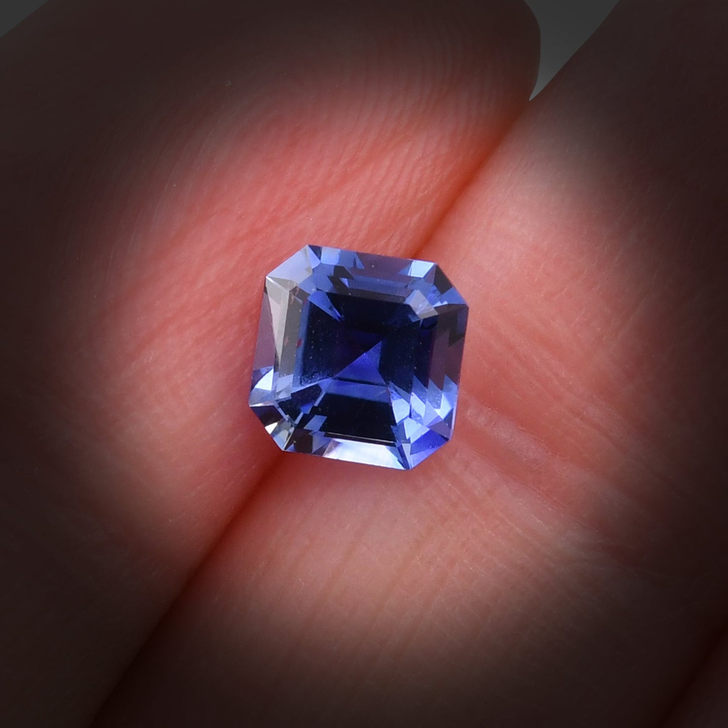 1.21 Carat Blue SRI LANKAN Sq. Emerald Sapphire