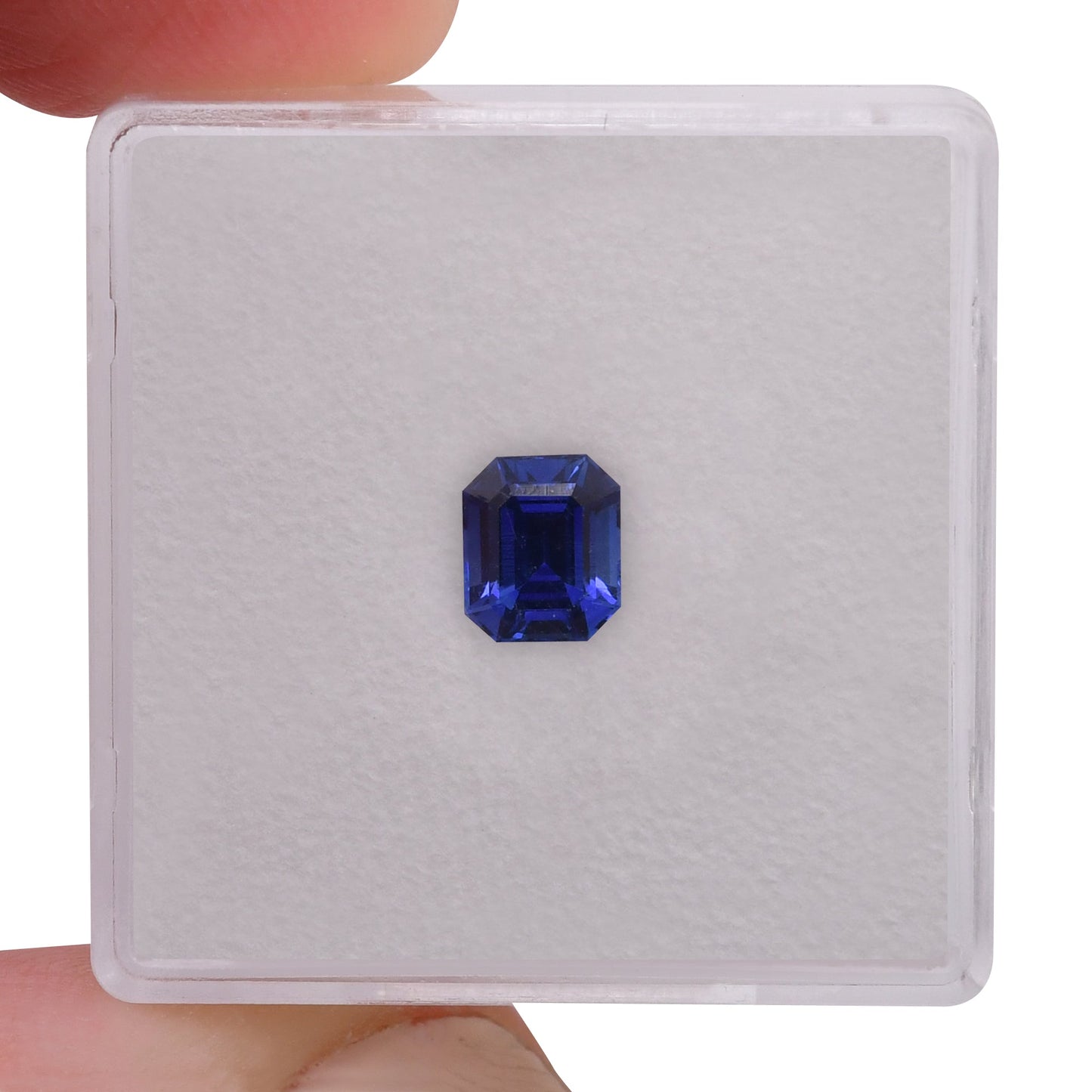 0,99 Karat blauer Smaragd-Saphir aus Sri Lanka