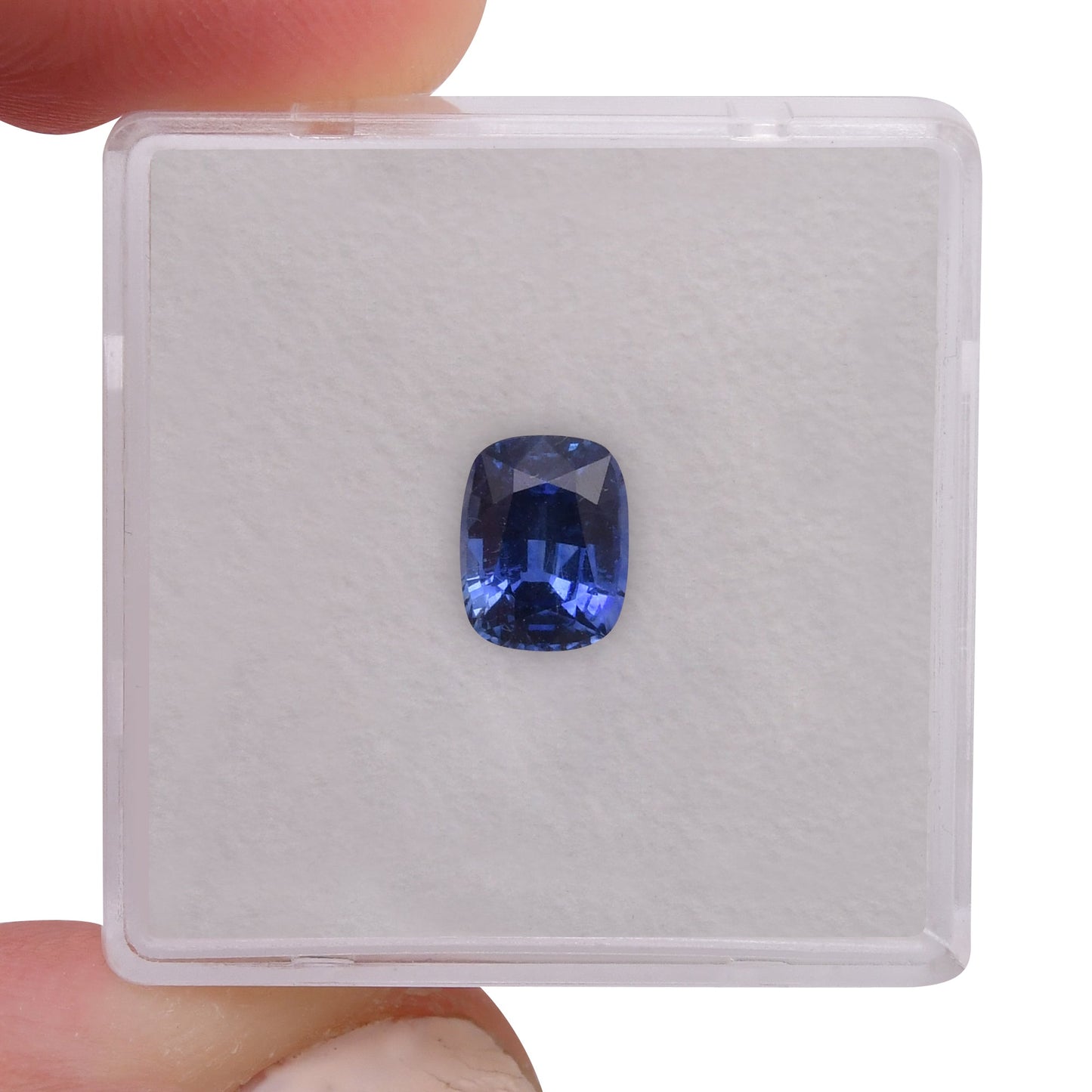 1,39 Karat blauer Kissen-Saphir aus Sri Lanka