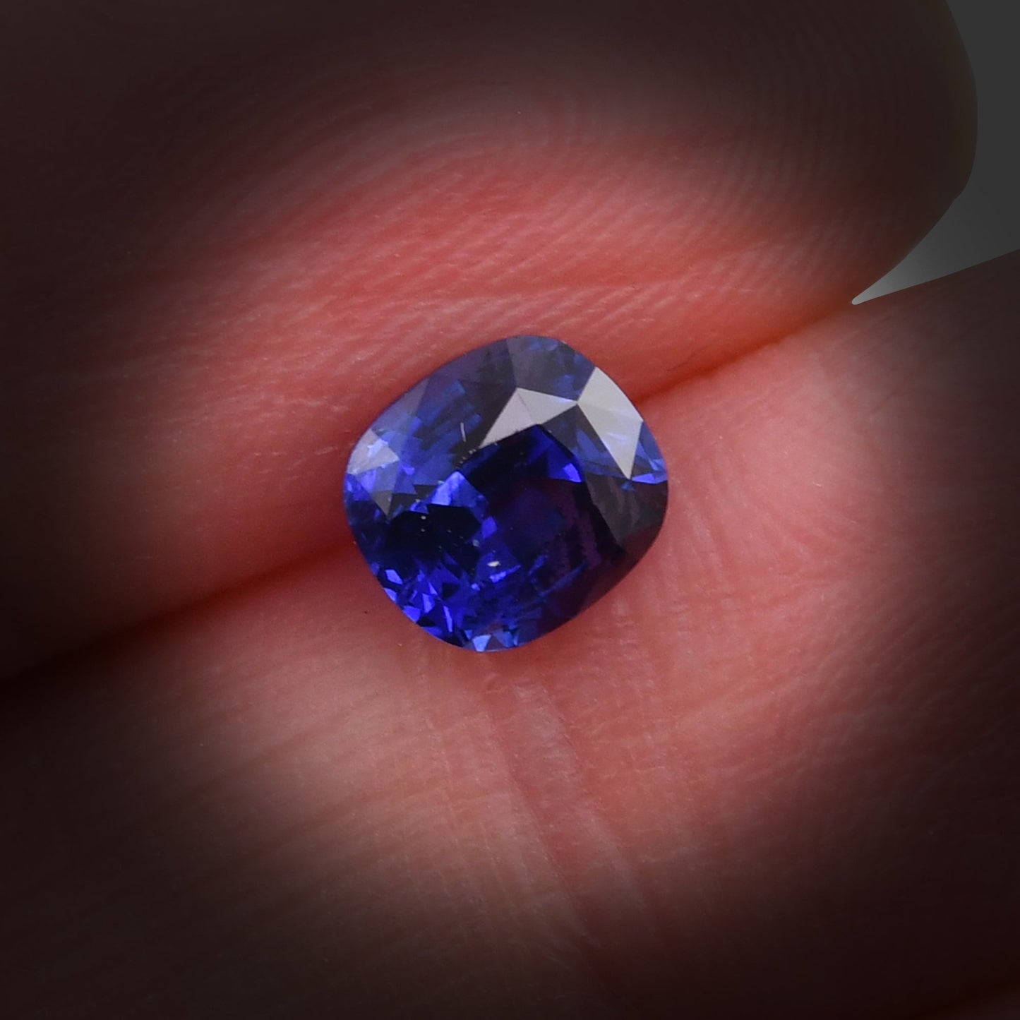 1,48 Karat blauer Kissen-Saphir aus Sri Lanka