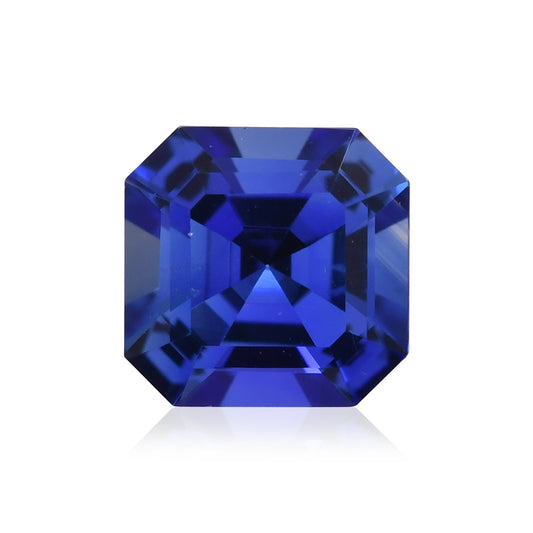 0.83 Carat Blue SRI LANKAN Sq. Emerald Sapphire