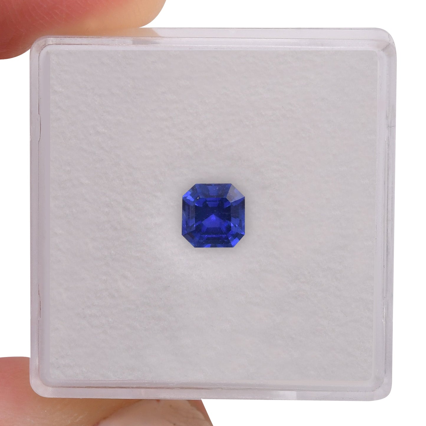 0,72 Karat blauer Smaragd-Saphir aus Sri Lanka