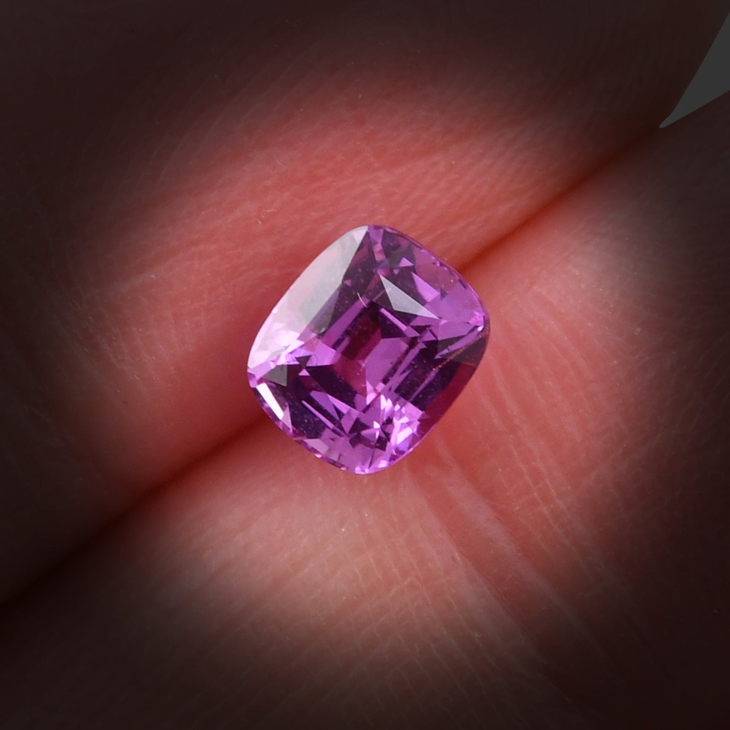 1.22 Carat Pink MADAGASCAR Cushion Sapphire