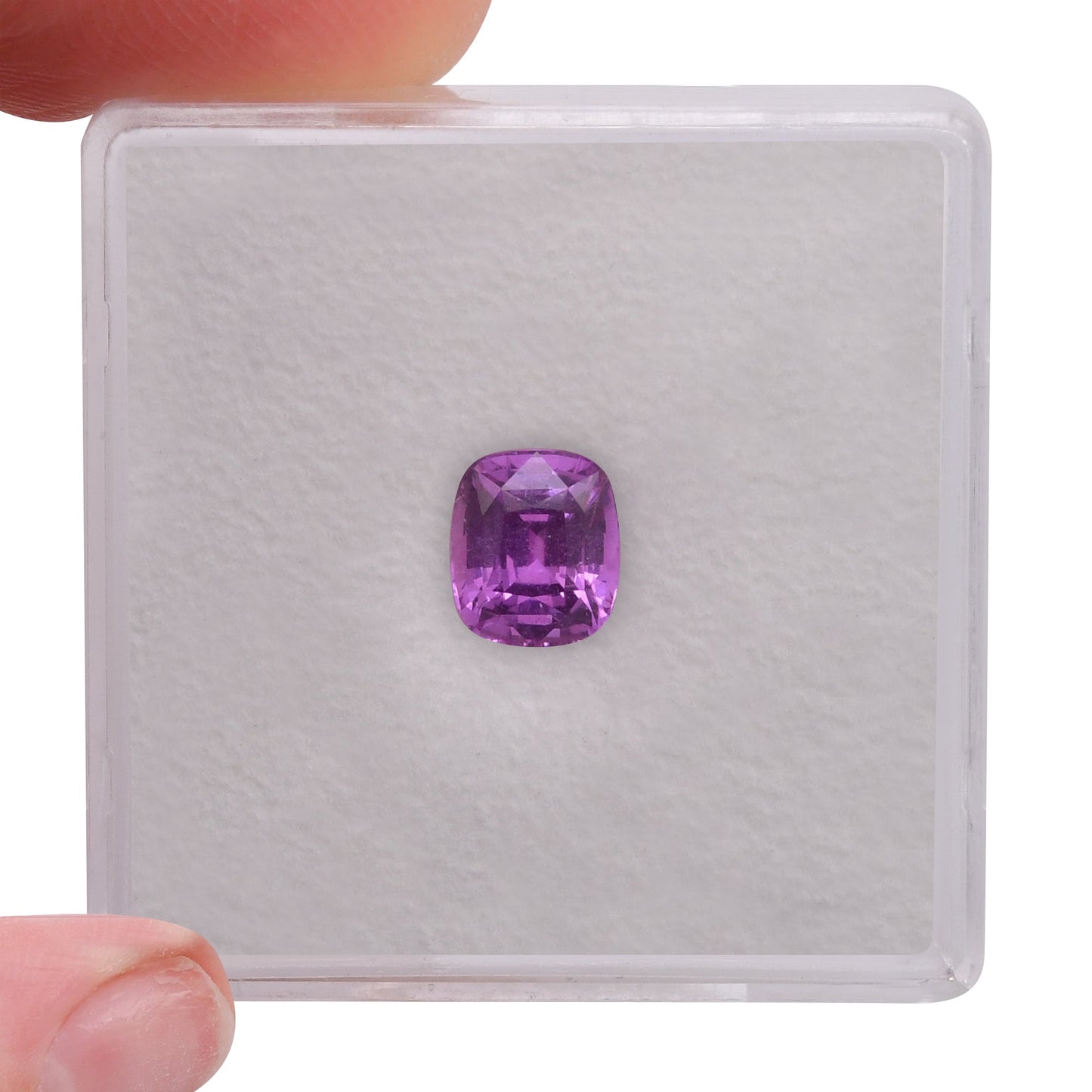 1.22 Carat Pink MADAGASCAR Cushion Sapphire