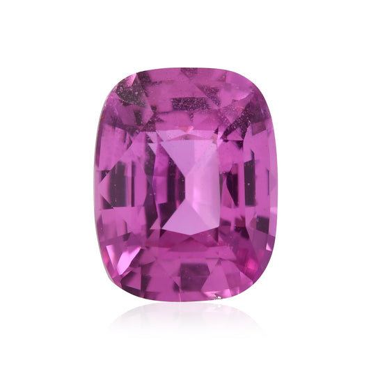 1,27 Karat rosafarbener MADAGASKAR-Kissen-Saphir