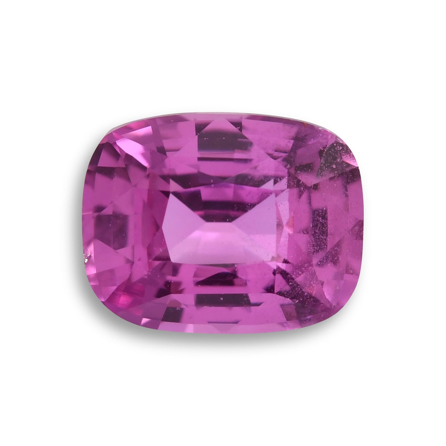 1,27 Karat rosafarbener MADAGASKAR-Kissen-Saphir