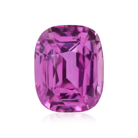 1,25 Karat rosafarbener MADAGASKAR-Kissen-Saphir