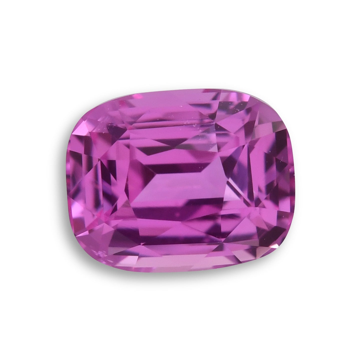 1,25 Karat rosafarbener MADAGASKAR-Kissen-Saphir