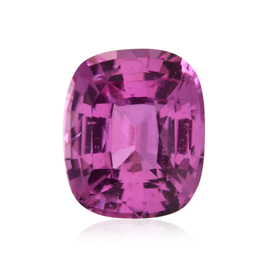 1,23 Karat rosafarbener MADAGASKAR-Kissen-Saphir