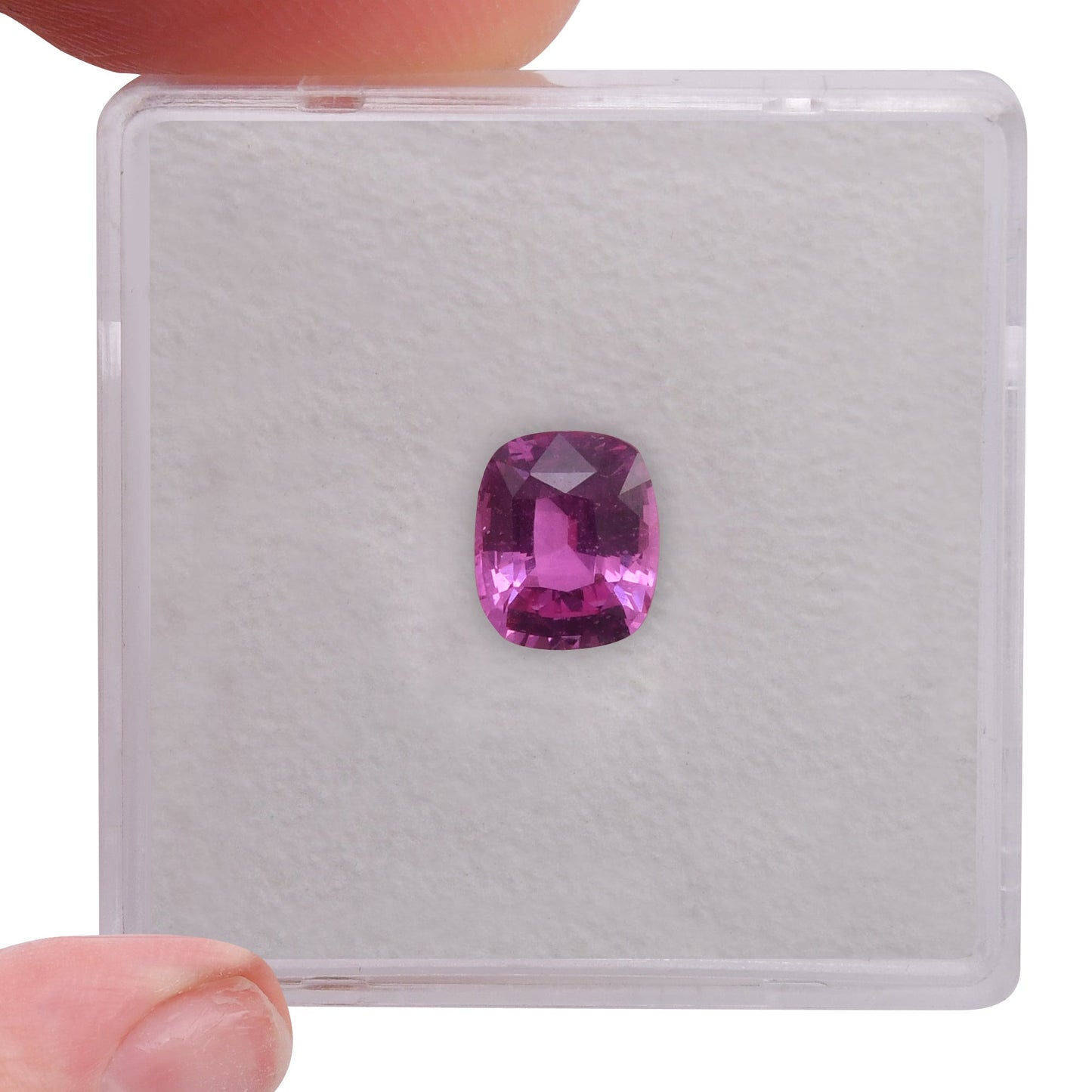 1.23 Carat Pink MADAGASCAR Cushion Sapphire