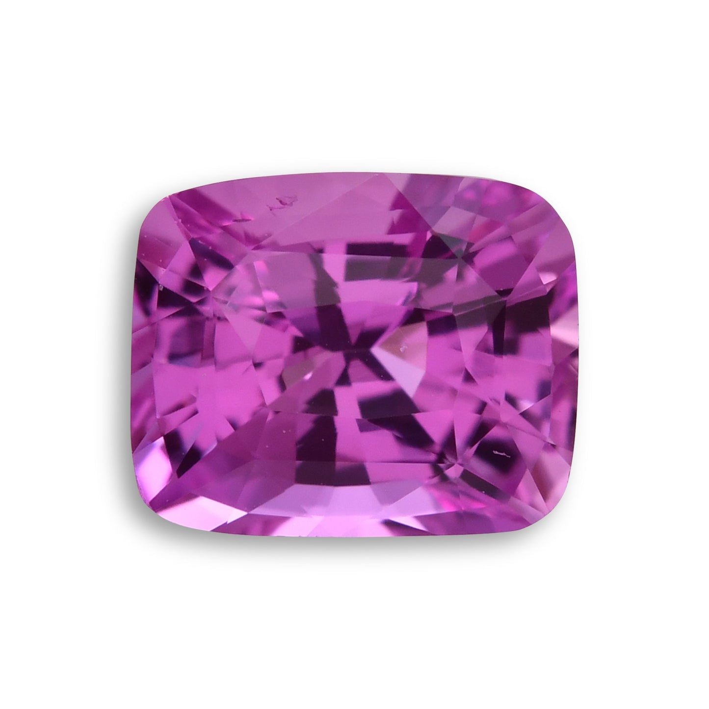 1,61 Karat rosafarbener MADAGASKAR-Kissen-Saphir