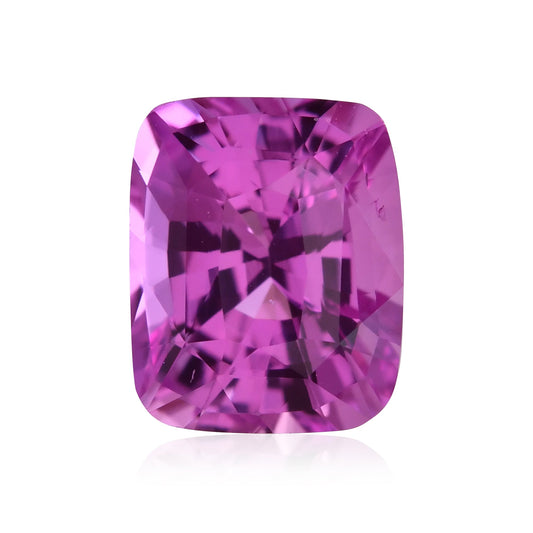 1,61 Karat rosafarbener MADAGASKAR-Kissen-Saphir