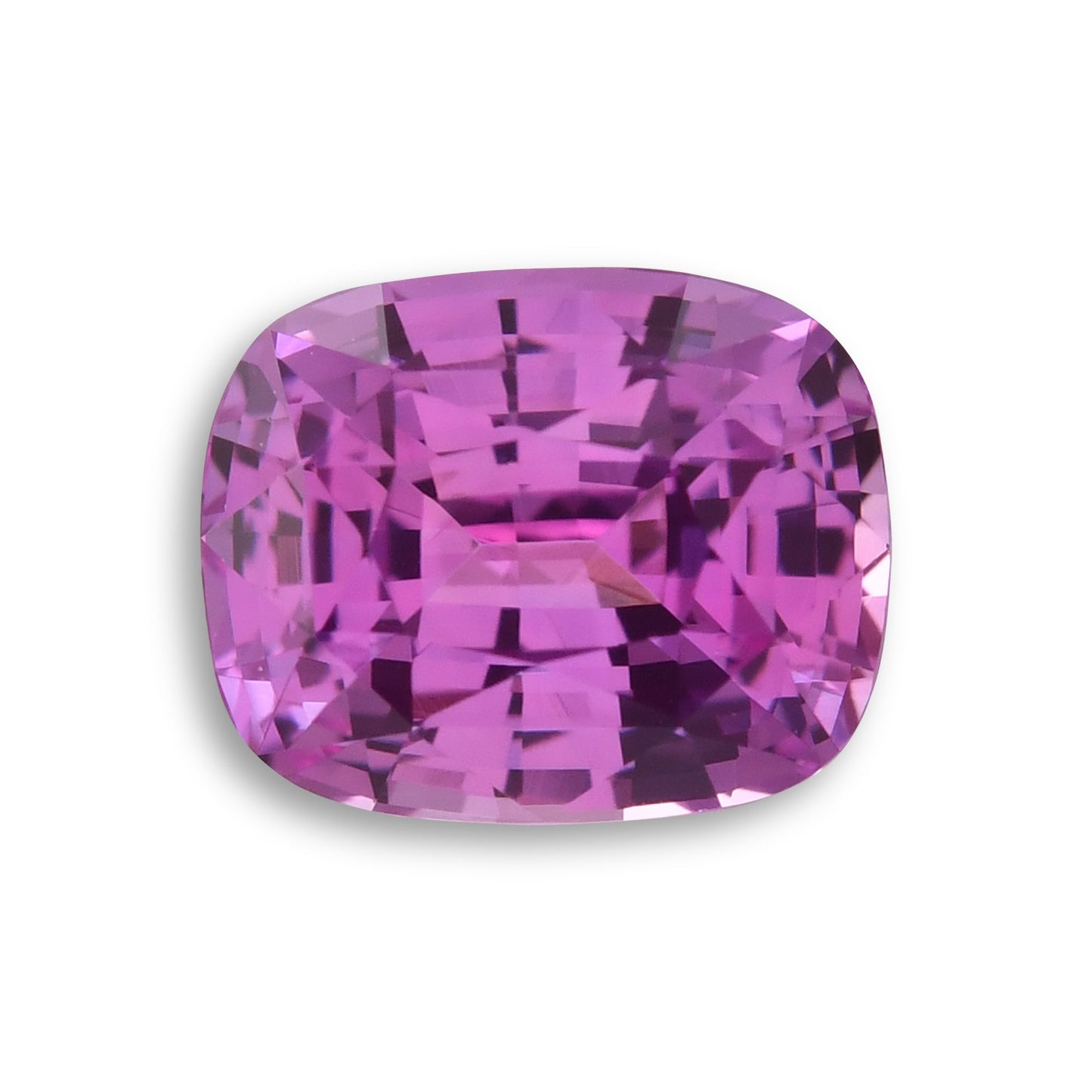 1,58 Karat rosafarbener MADAGASKAR-Kissen-Saphir