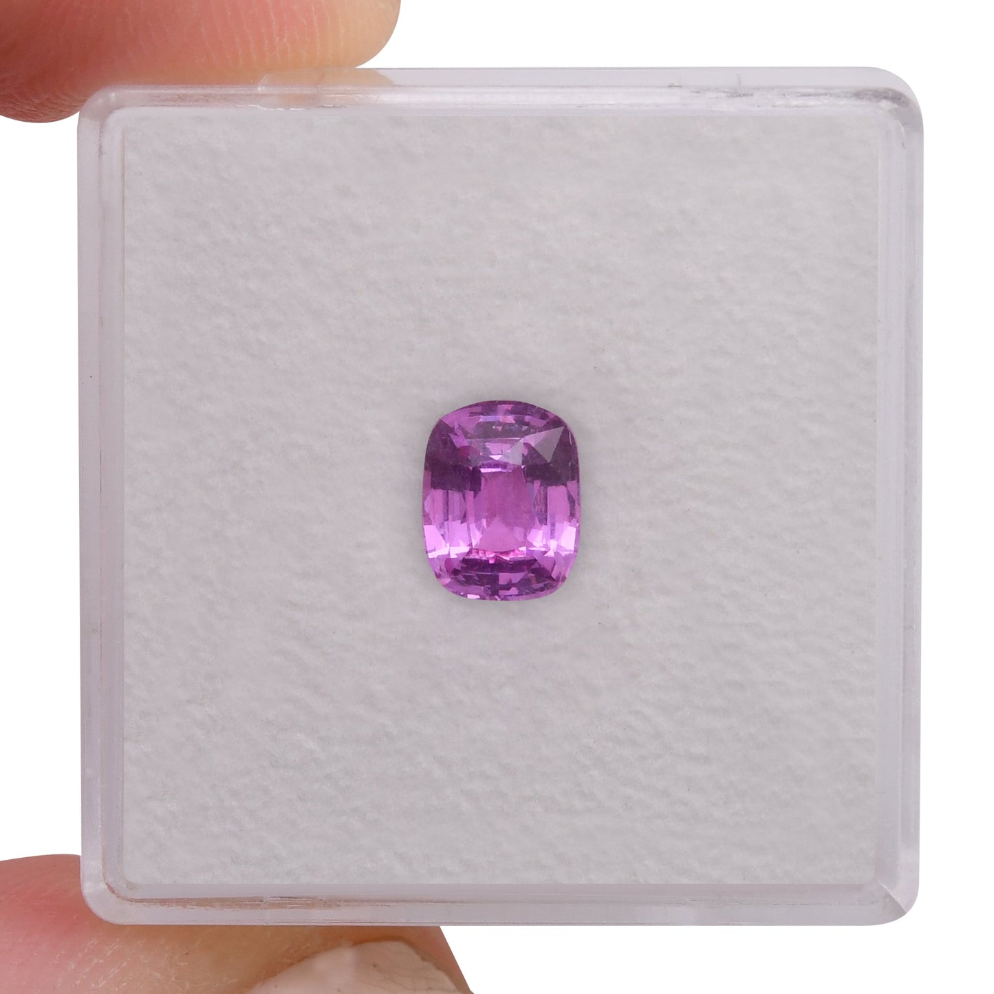 1.19 Carat Pink MADAGASCAR Cushion Sapphire