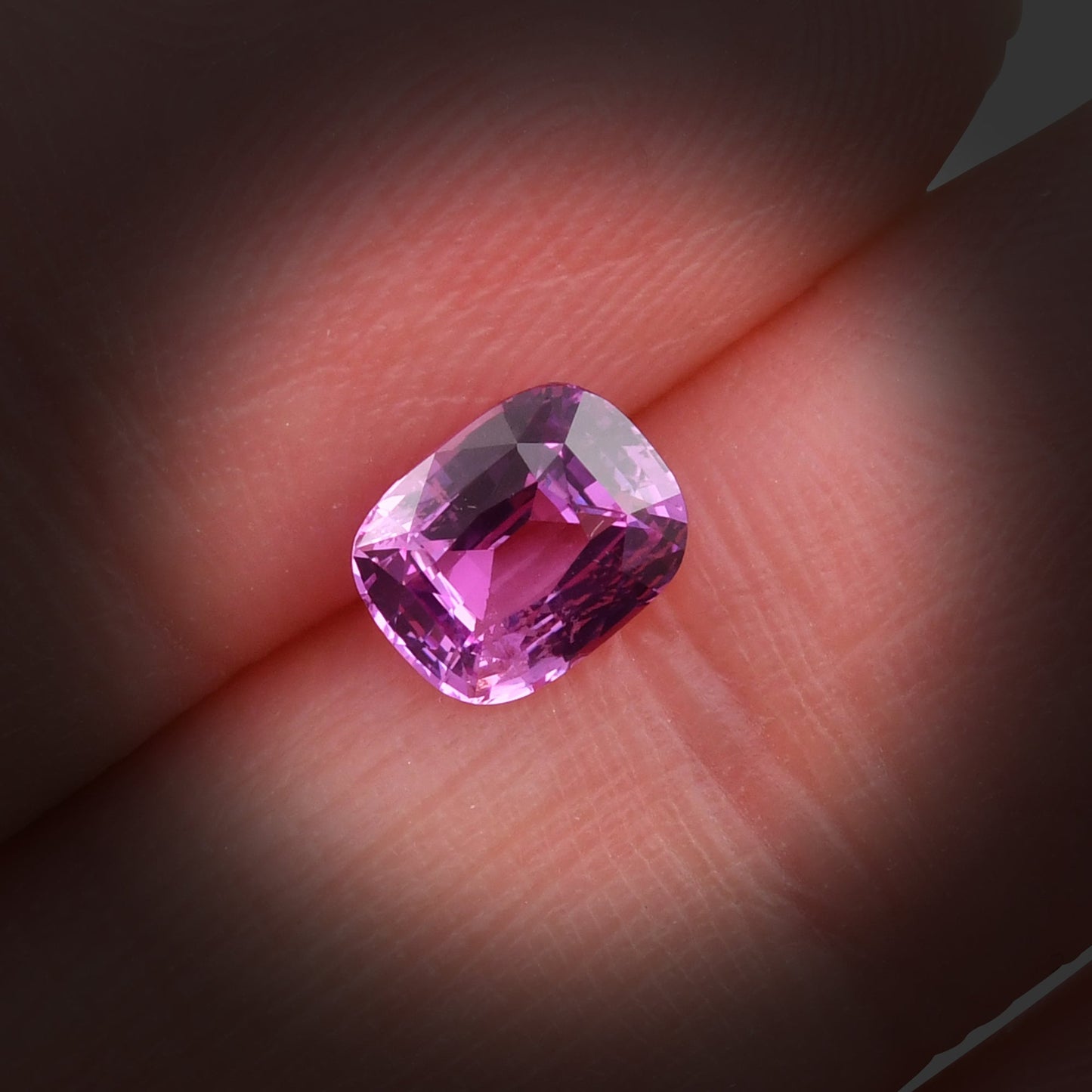 1.19 Carat Pink MADAGASCAR Cushion Sapphire