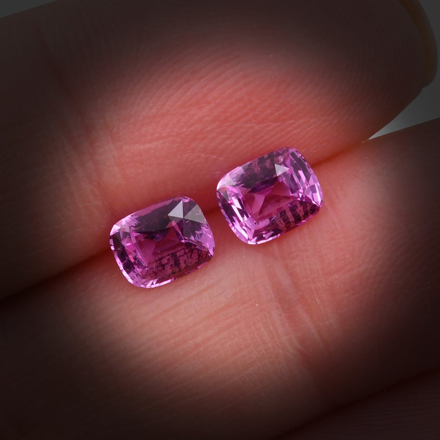 2.09 Carat Pink MADAGASCAR Cushion Sapphire
