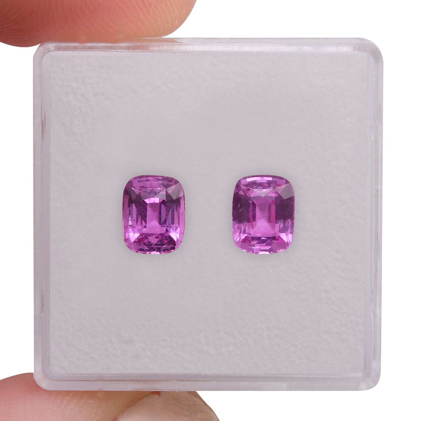 2.09 Carat Pink MADAGASCAR Cushion Sapphire