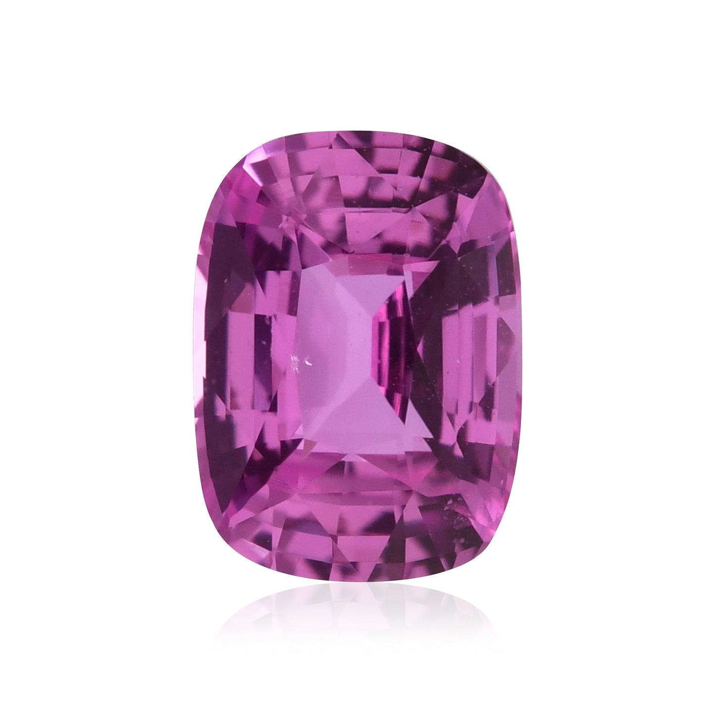1,07 Karat rosafarbener MADAGASKAR-Kissen-Saphir