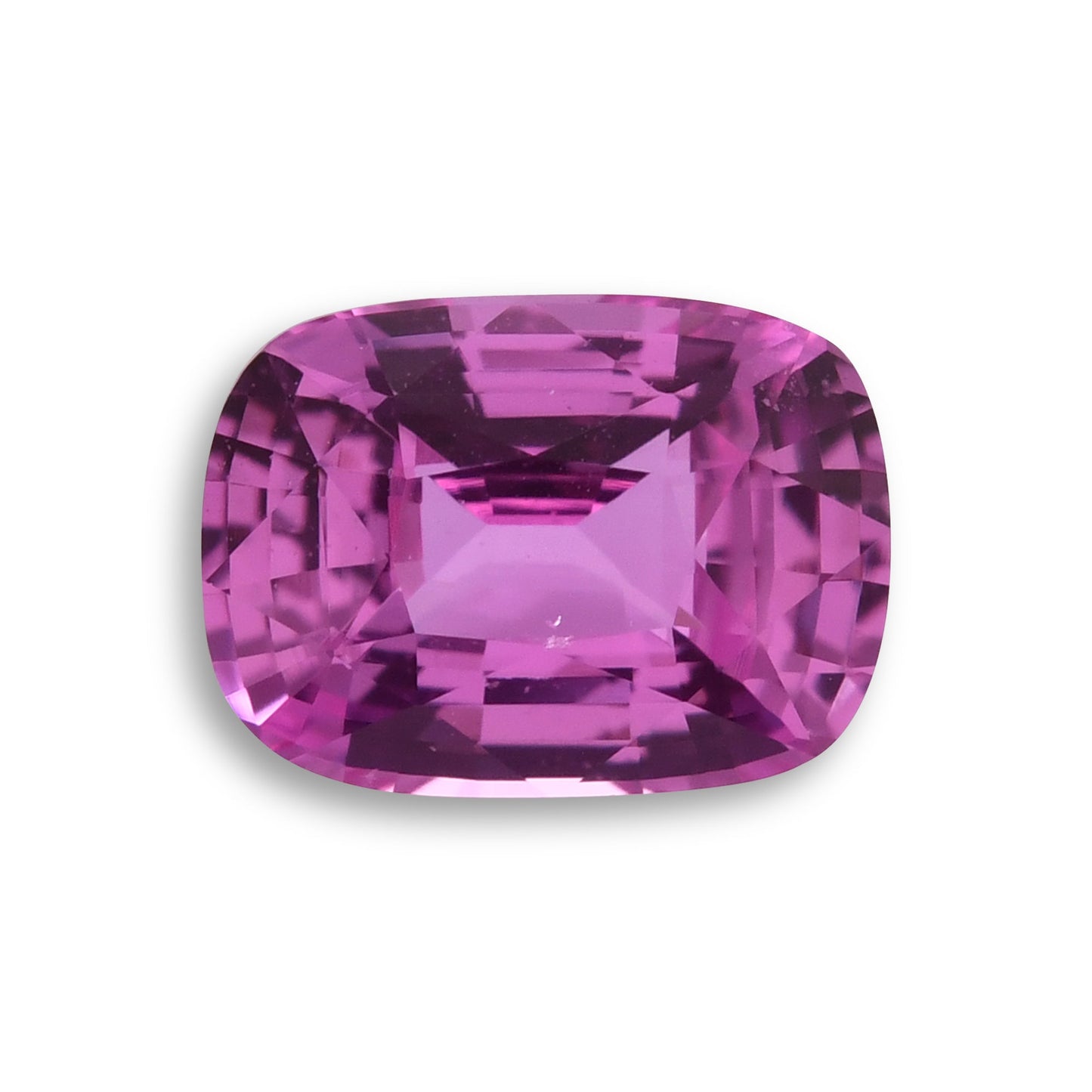 1,07 Karat rosafarbener MADAGASKAR-Kissen-Saphir