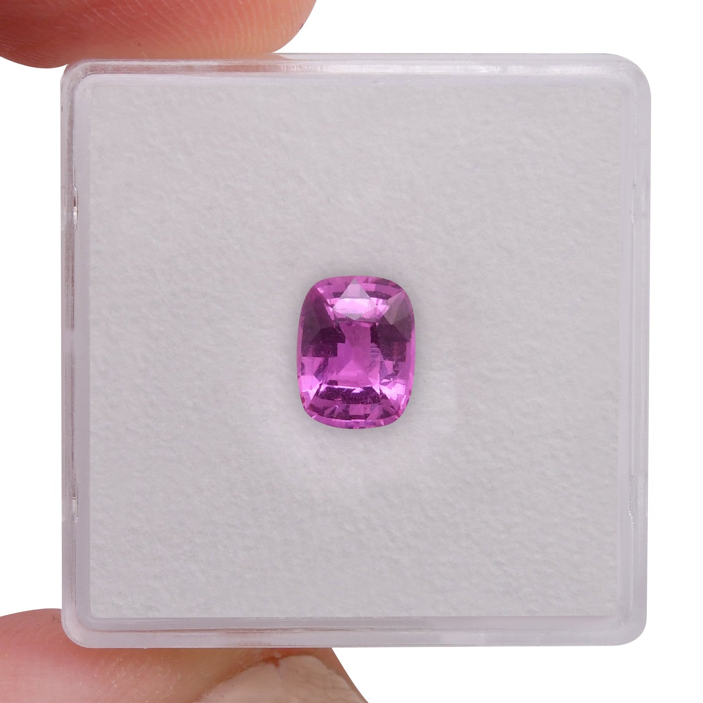 1.37 Carat Pink MADAGASCAR Cushion Sapphire