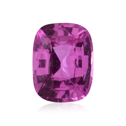 1,37 Karat rosafarbener MADAGASKAR-Kissen-Saphir