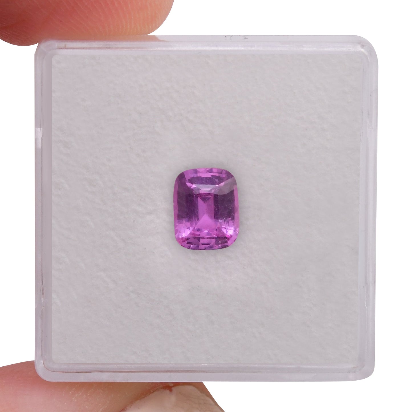 1.07 Carat Pink MADAGASCAR Cushion Sapphire