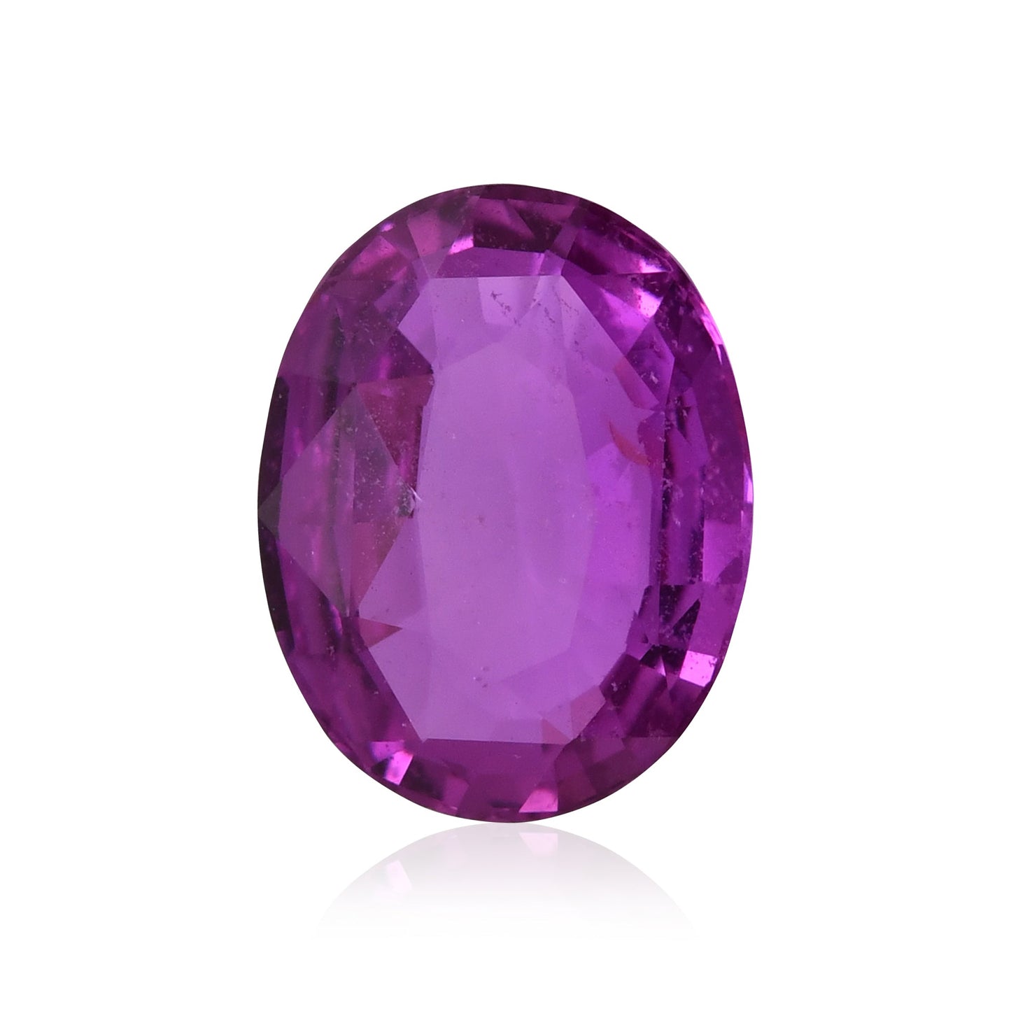 8,05 Karat rosa ovaler Saphir GIA