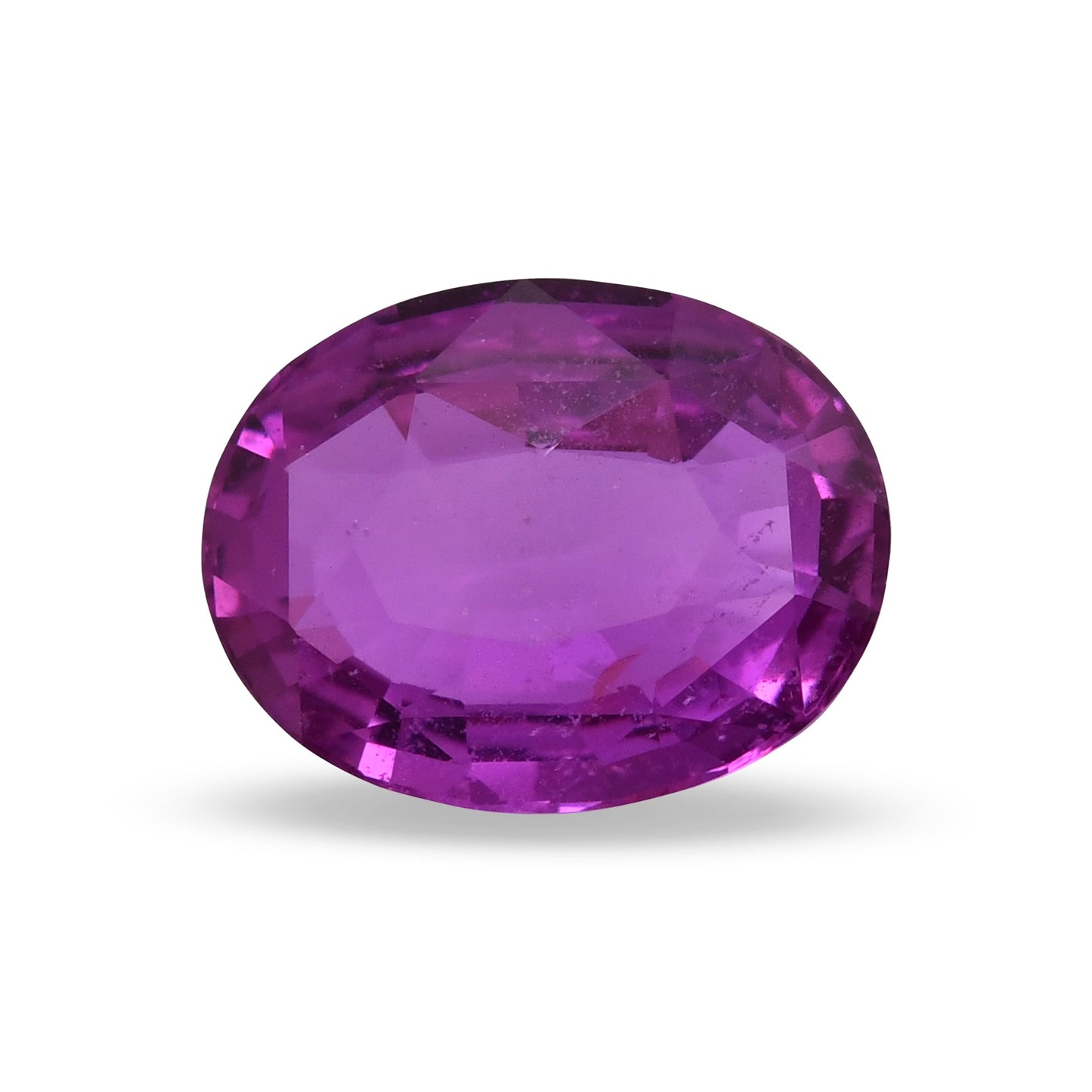 8,05 Karat rosa ovaler Saphir GIA