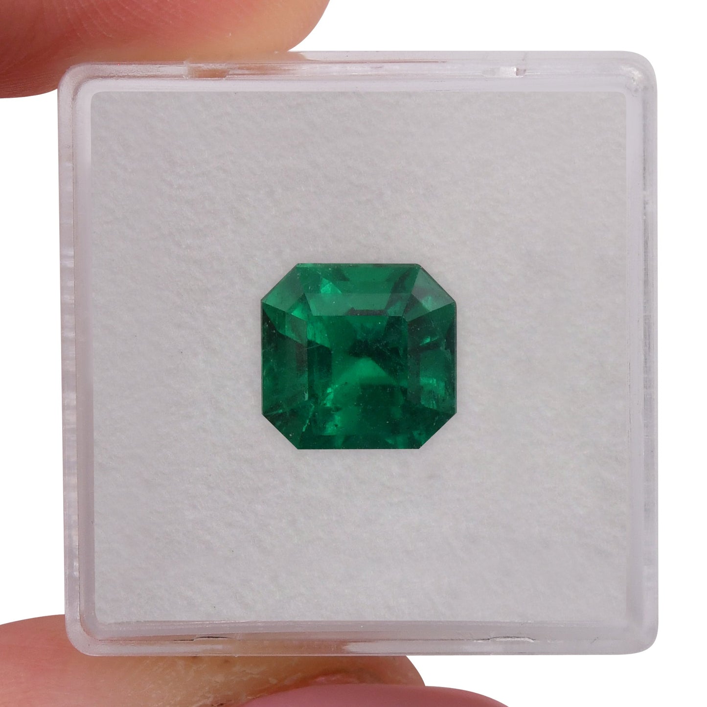 3,44 Karat grüner kolumbianischer Smaragd (Gubelin)