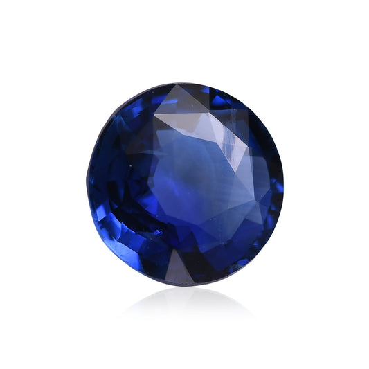 2,48 Karat blauer runder Saphir aus Sri Lanka (GRS)