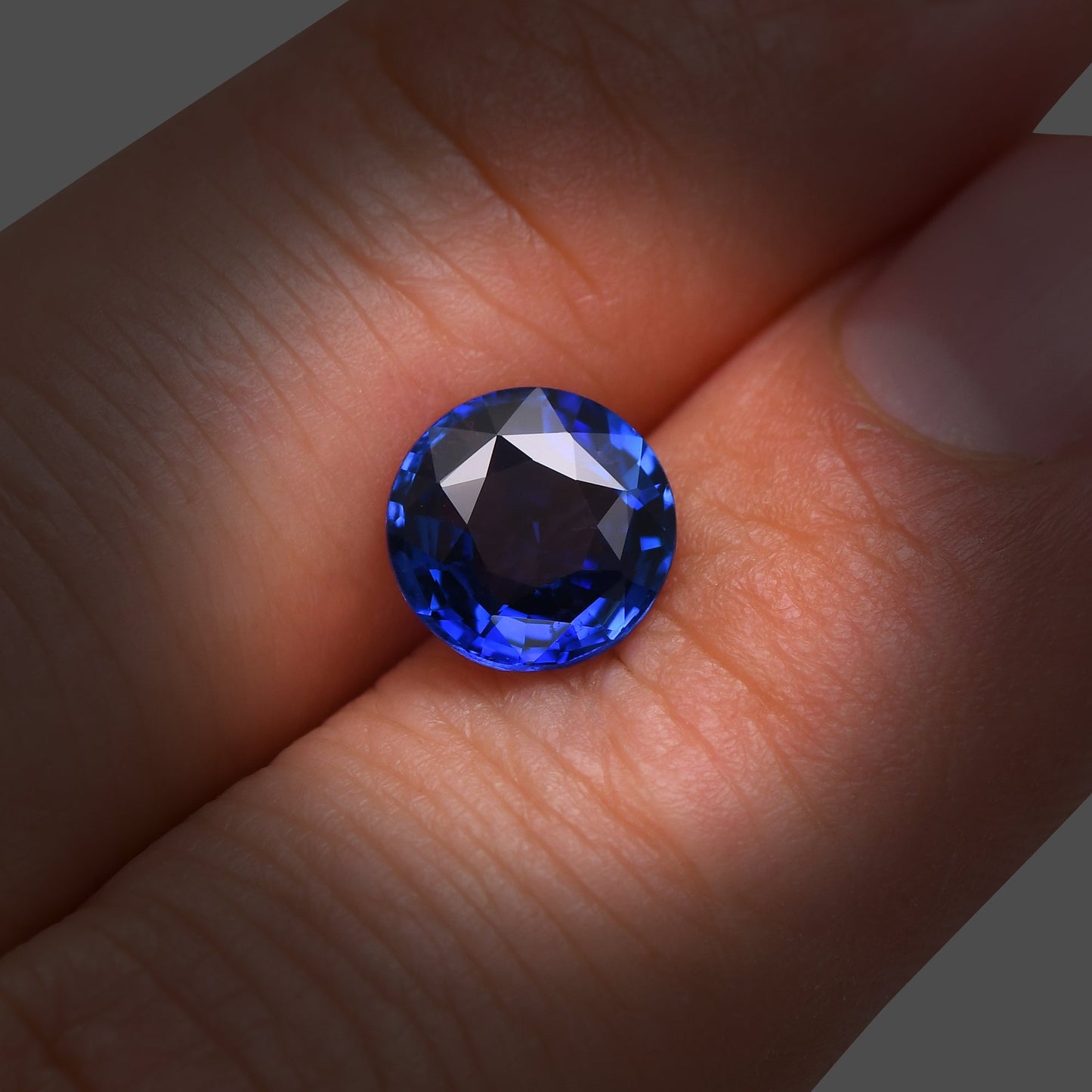 2.48 Carat Blue SRI LANKAN Round Sapphire GRS