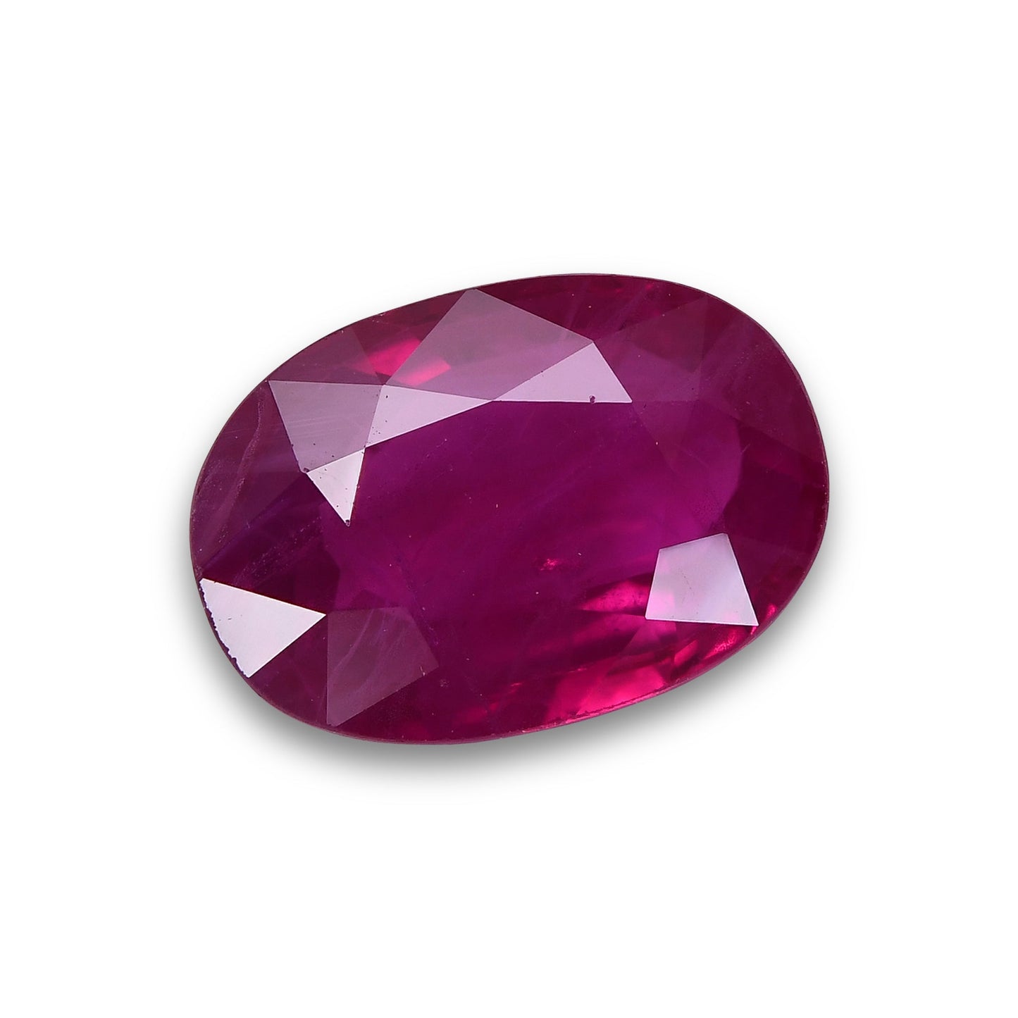 2,00 Karat roter burmesischer ovaler Rubin GRS