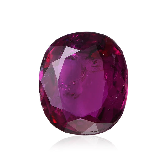 2,03 Karat roter THAI-Kissenrubin GRS