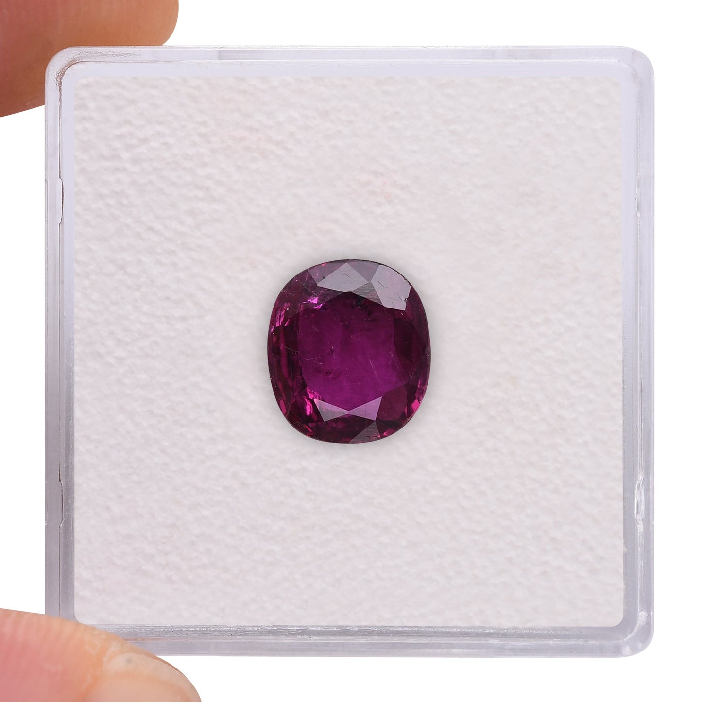 2.03 Carat Red THAI Cushion Ruby GRS