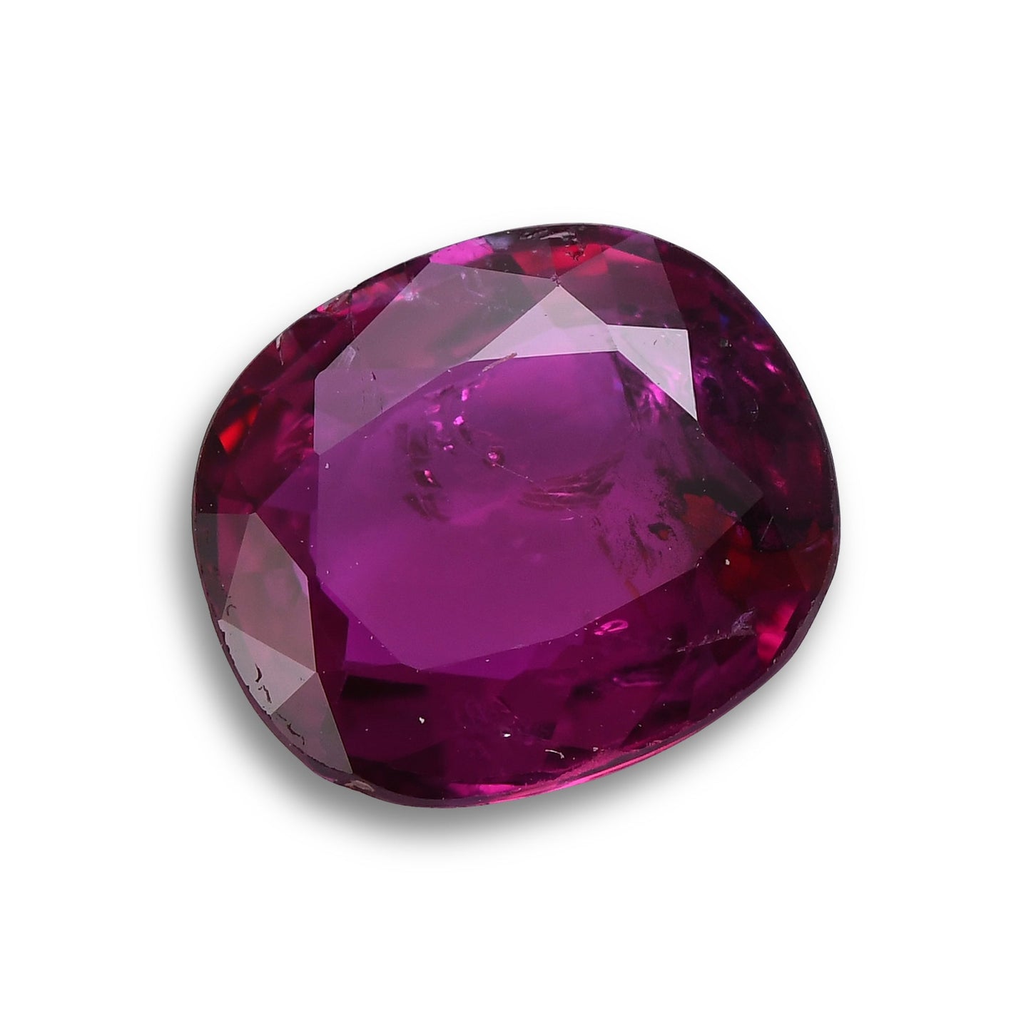 2.03 Carat Red THAI Cushion Ruby GRS