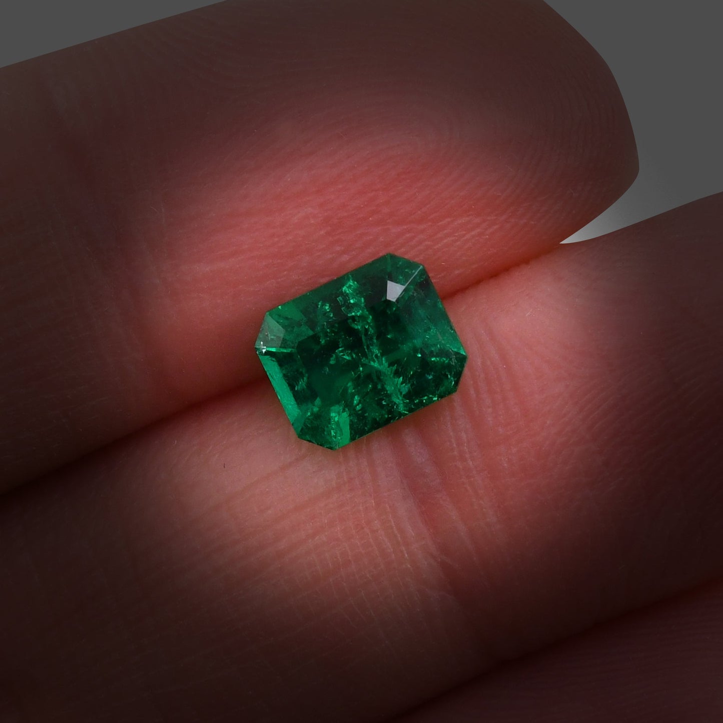 1,16 Karat Grüner kolumbianischer Smaragd Muzo Emerald CD