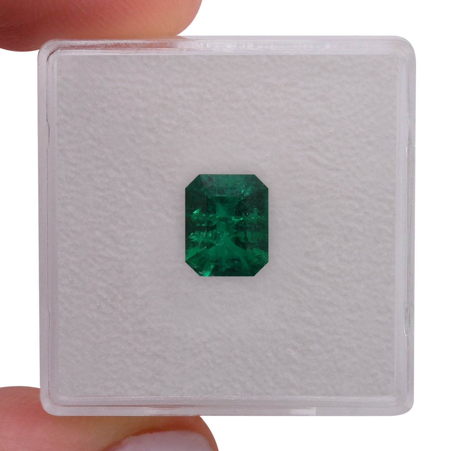 1,16 Karat Grüner kolumbianischer Smaragd Muzo Emerald CD