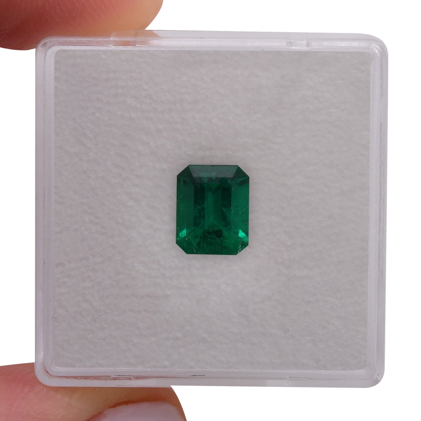 1,20 Karat Grüner kolumbianischer Smaragd Muzo Emerald CD