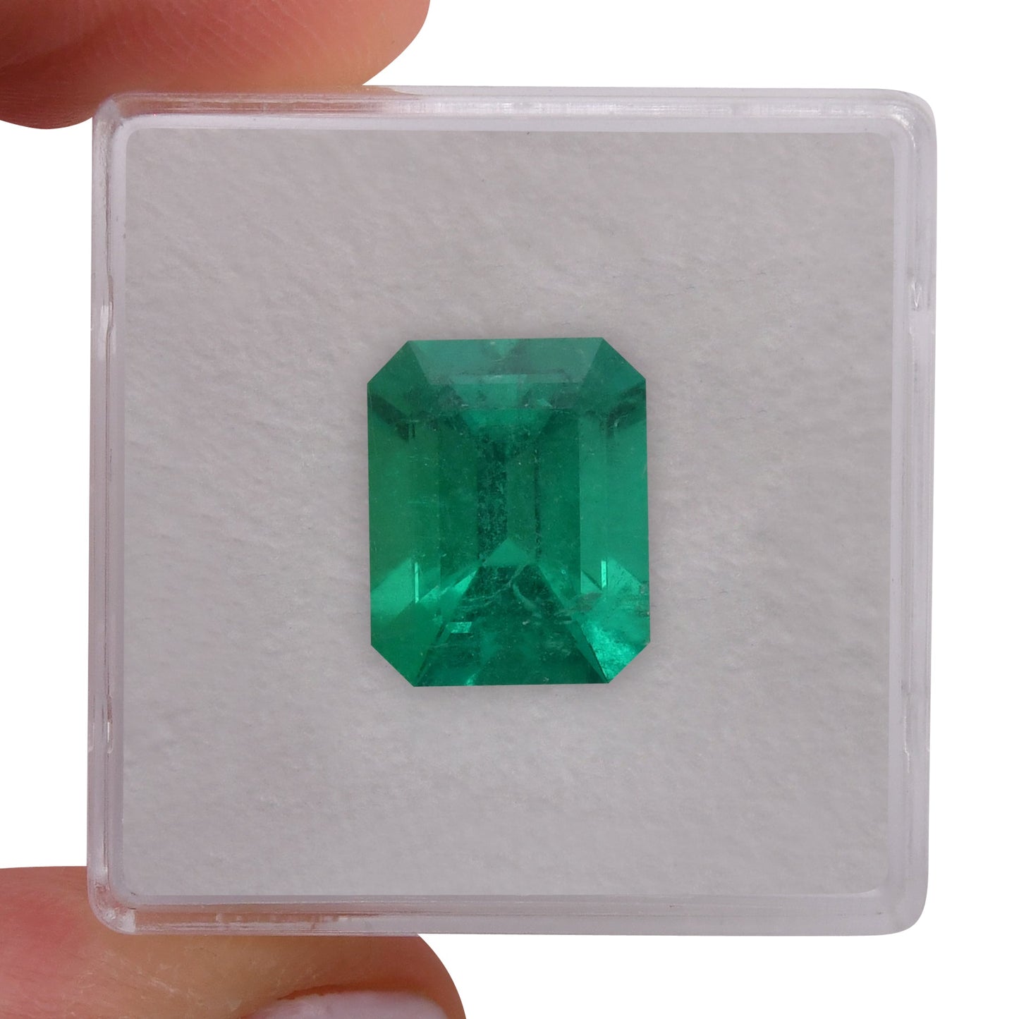 4,86 Karat Grüner kolumbianischer Smaragd Muzo Emerald CD