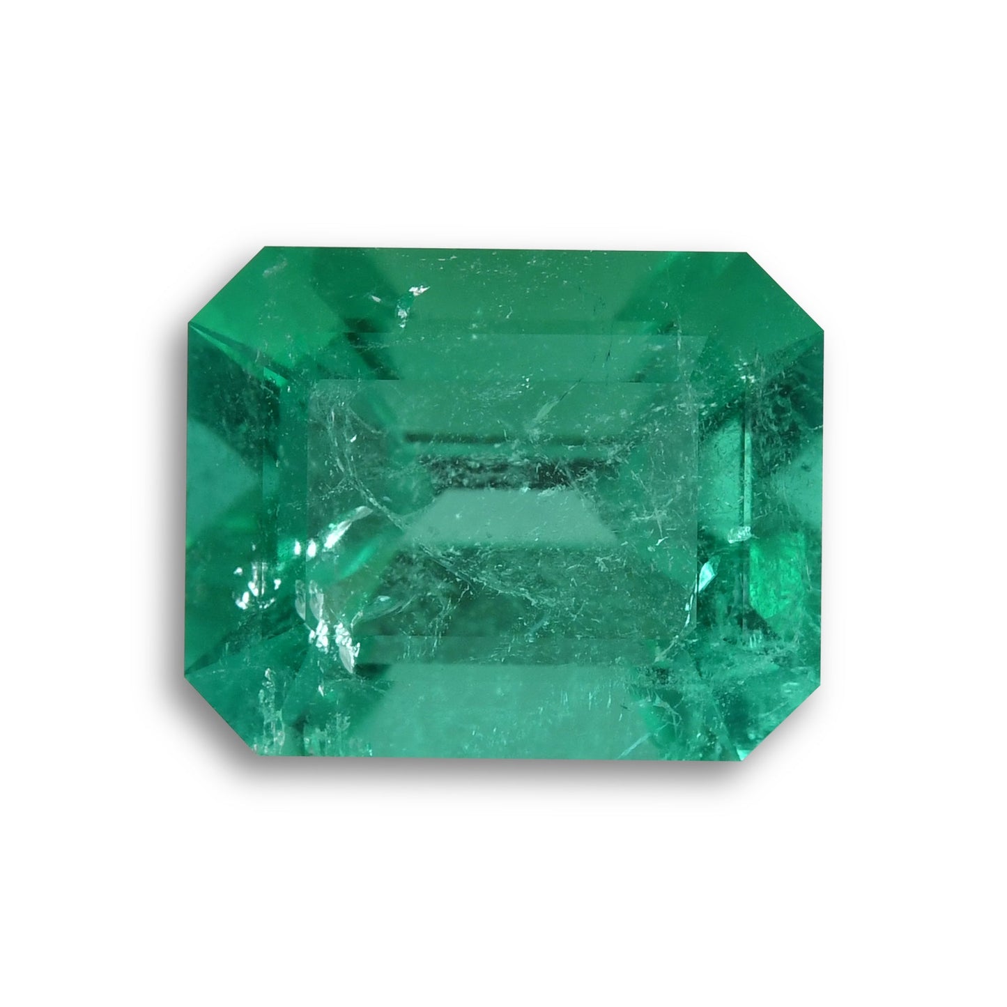 4,86 Karat Grüner kolumbianischer Smaragd Muzo Emerald CD