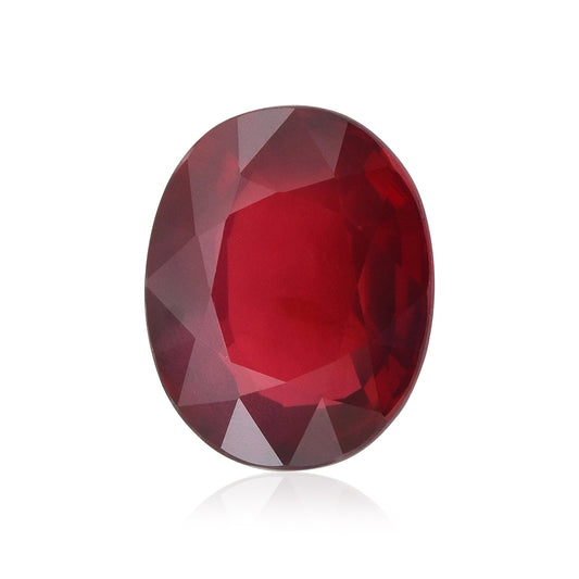 3,02 Karat roter ovaler Rubin aus Mosambik (GRS)