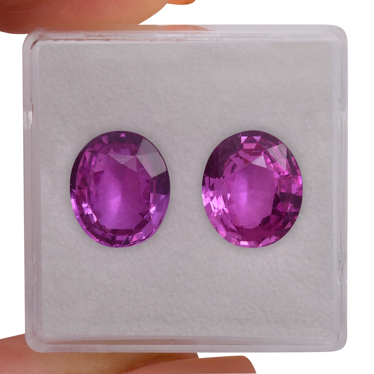 7.07 Carat Pink MADAGASCAR Oval Sapphire CD