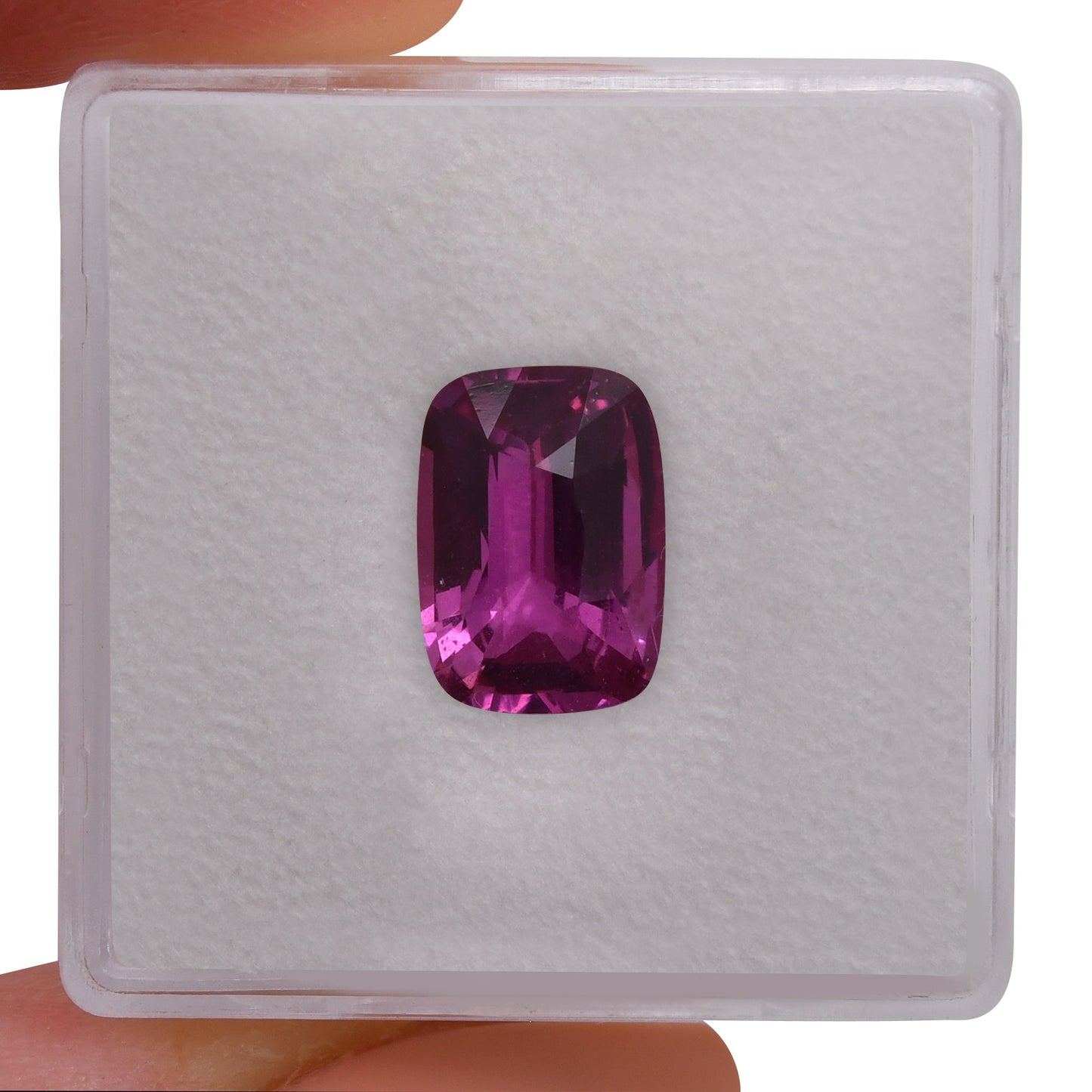 3.03 Carat Pink MADAGASCAR Cushion Sapphire CD